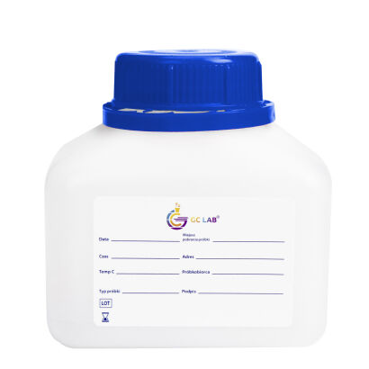 Butelka sterylna z HDPE poj 250ml z potasu tiosiarczanem 20 mg/L